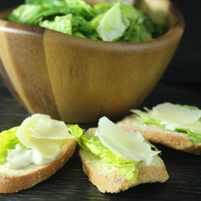 Image of Caesar Salad Stack Recipe