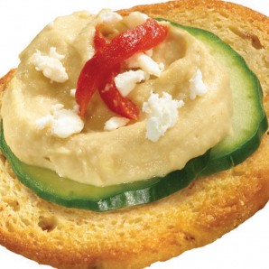 Image of Cucumber and Hummus