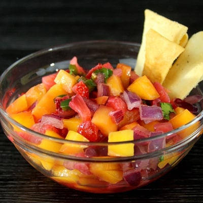 Image of Strawberry Mango Salsa Recipe